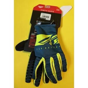 Fly Racing Kinetic Hi Vis Mountain Bike Gloves  Adult Size Small (8) NEW